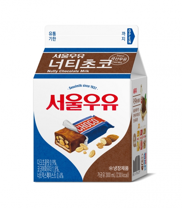 신제품 '서울우유 너티초코 300'
